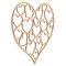 Detailed Heart Wood Cutout, From 4”-23”, Valentine Decor | Woodpeckers